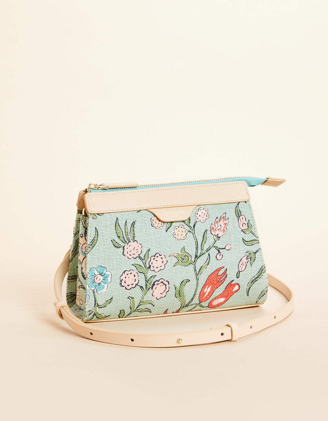 Annie Crossbody Wristlet Hamilton Floral Block Print