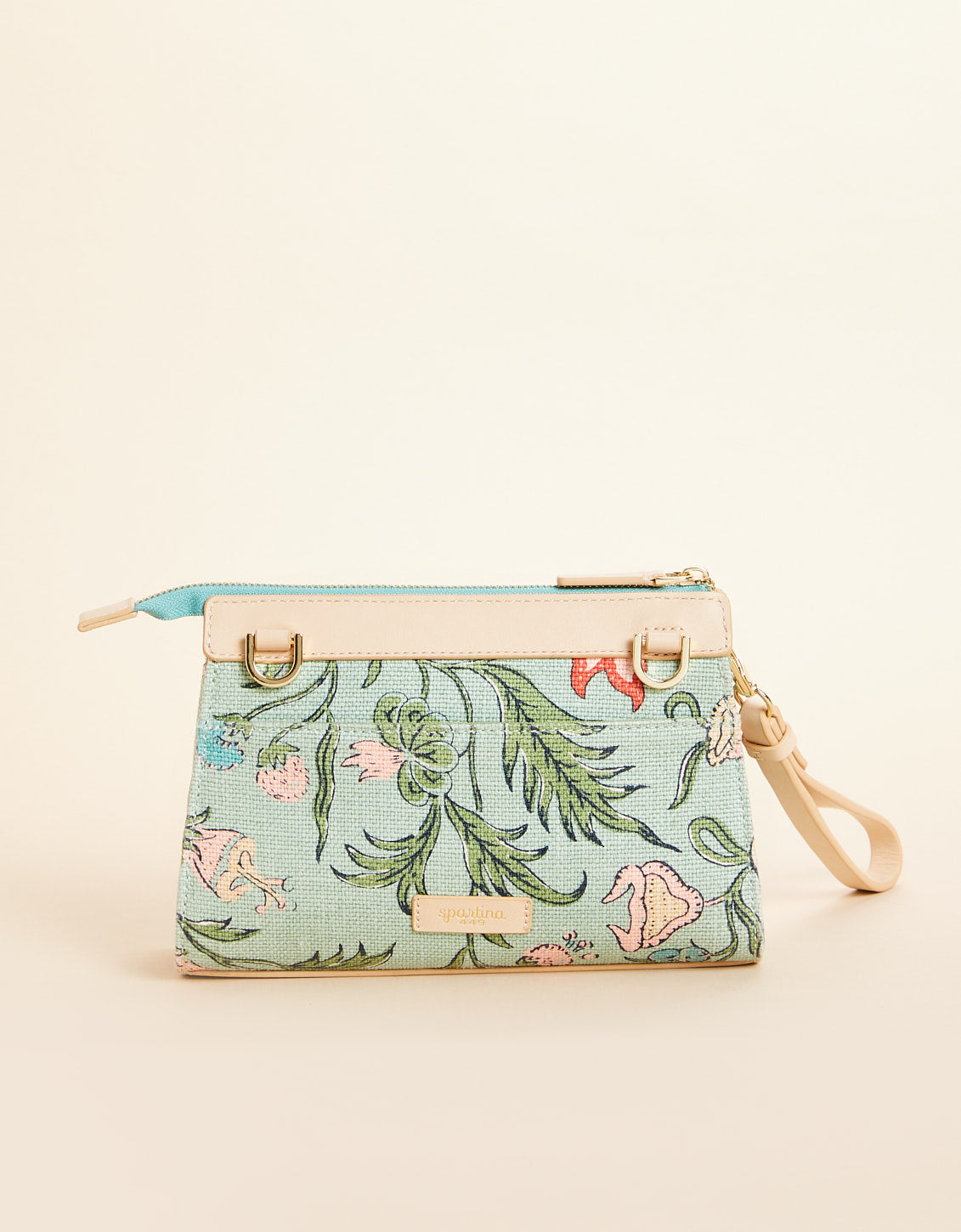  Annie Crossbody Wristlet Hamilton Floral Block Print