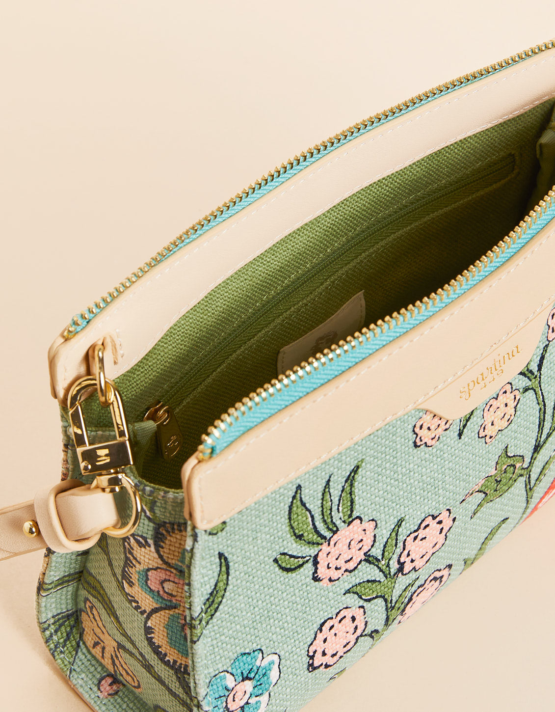  Annie Crossbody Wristlet Hamilton Floral Block Print