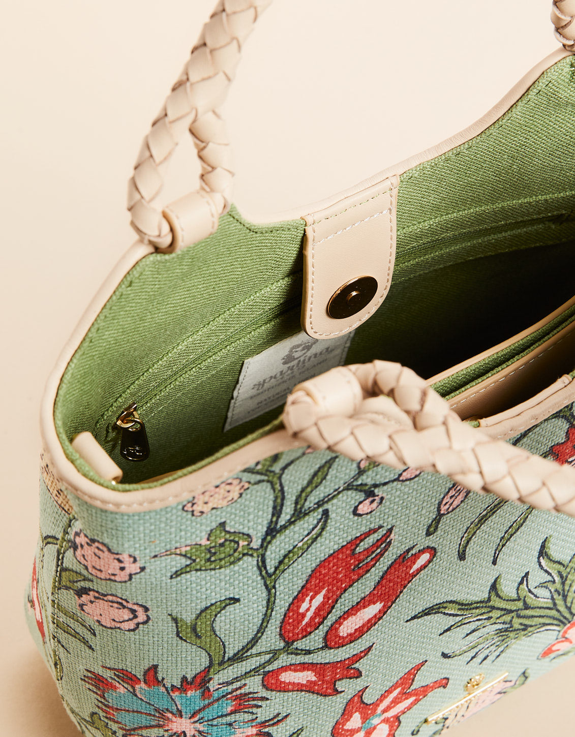 Gita Tote Hamilton Floral Block Print