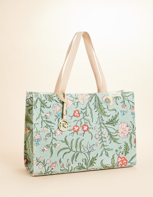  Market Tote Hamilton Floral Block Print