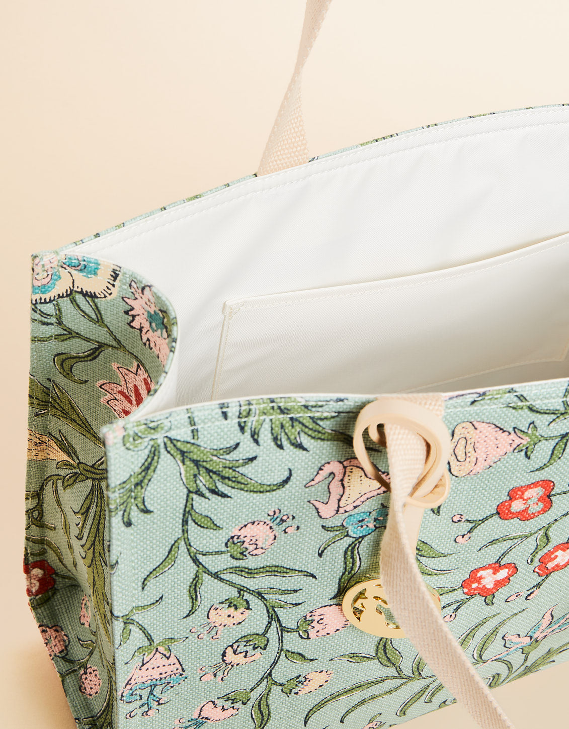  Market Tote Hamilton Floral Block Print