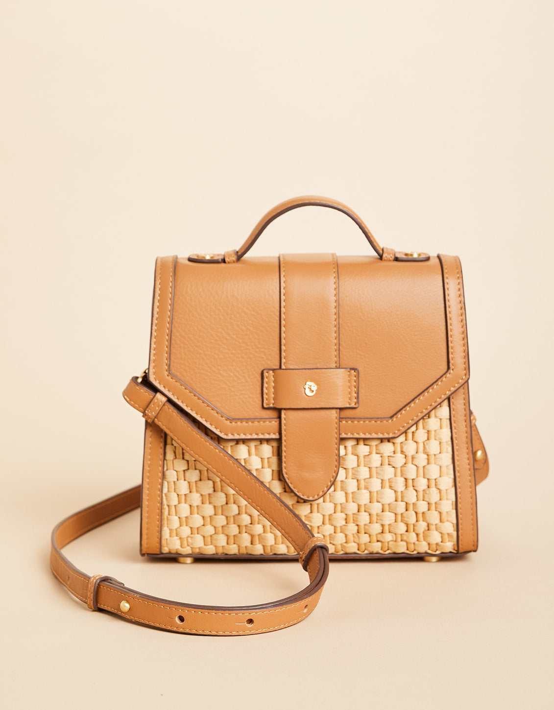  Siren Sara Satchel Crossbody Natural/Pecan