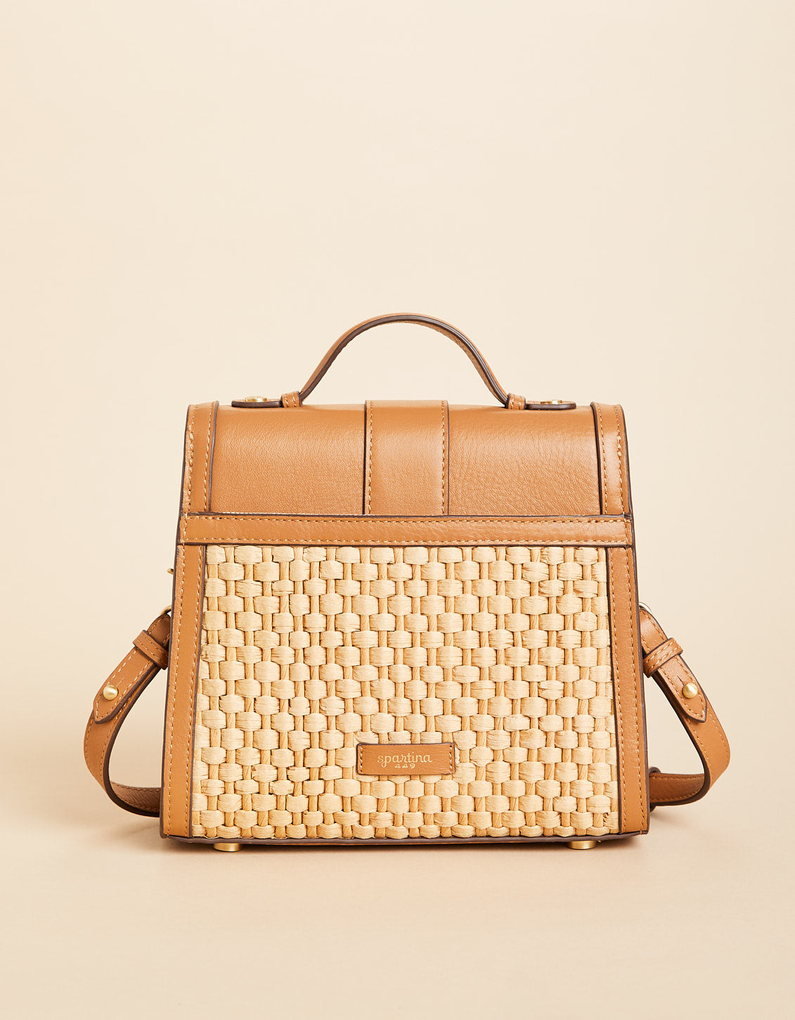  Siren Sara Satchel Crossbody Natural/Pecan