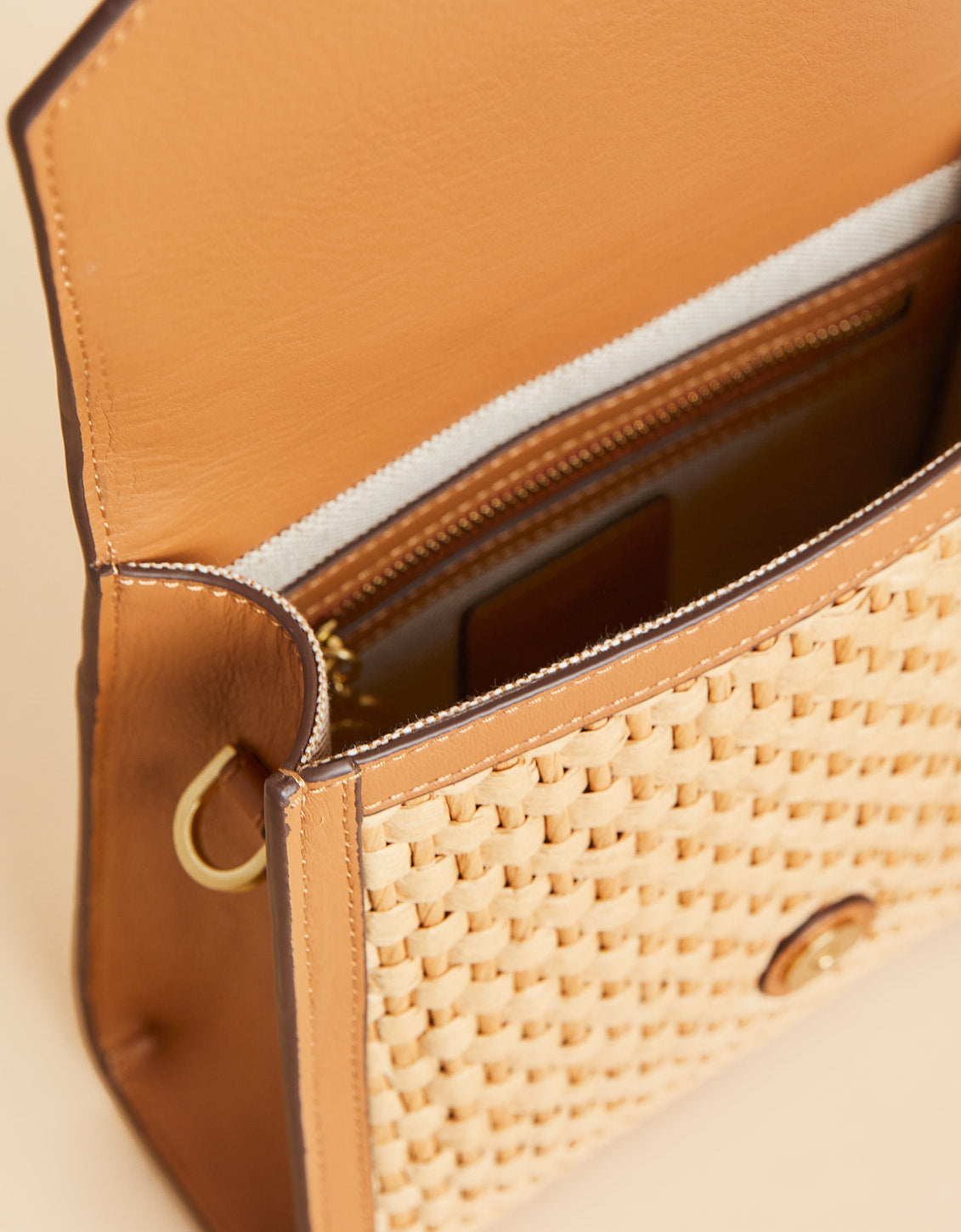  Siren Sara Satchel Crossbody Natural/Pecan