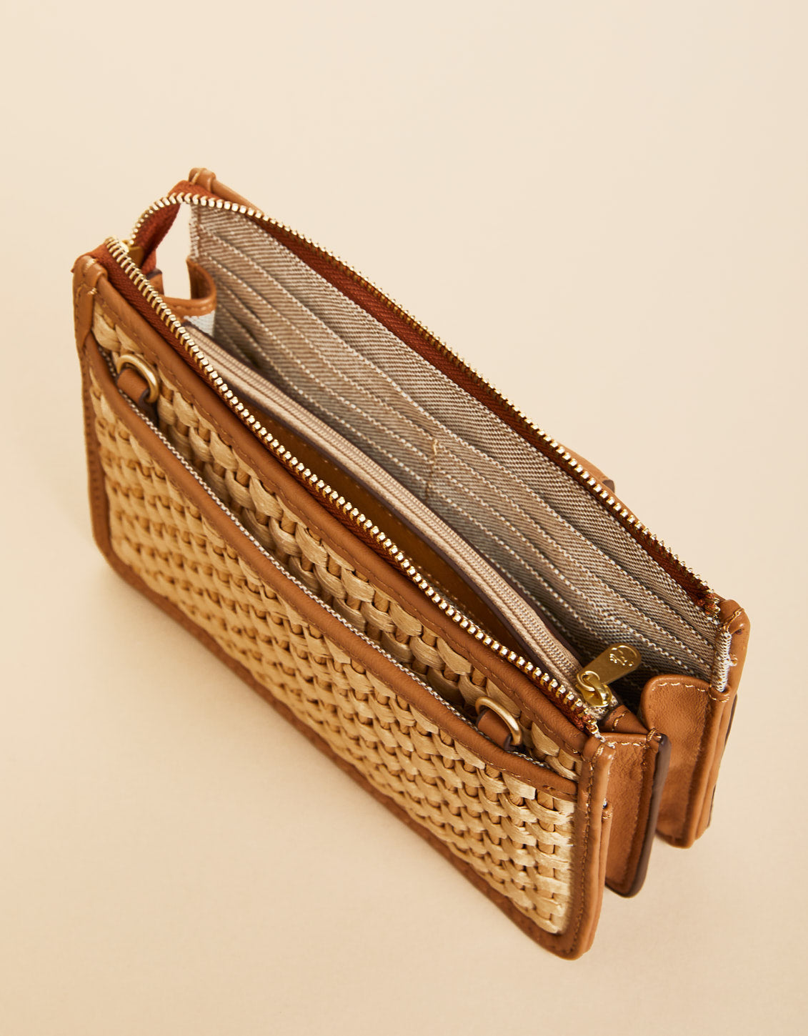  Siren Lindsey Phone Crossbody Natural/Pecan