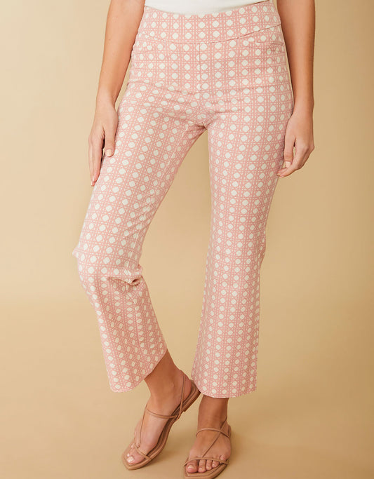  Maren Kick Flare Pant Sugar Mill Cane Pink