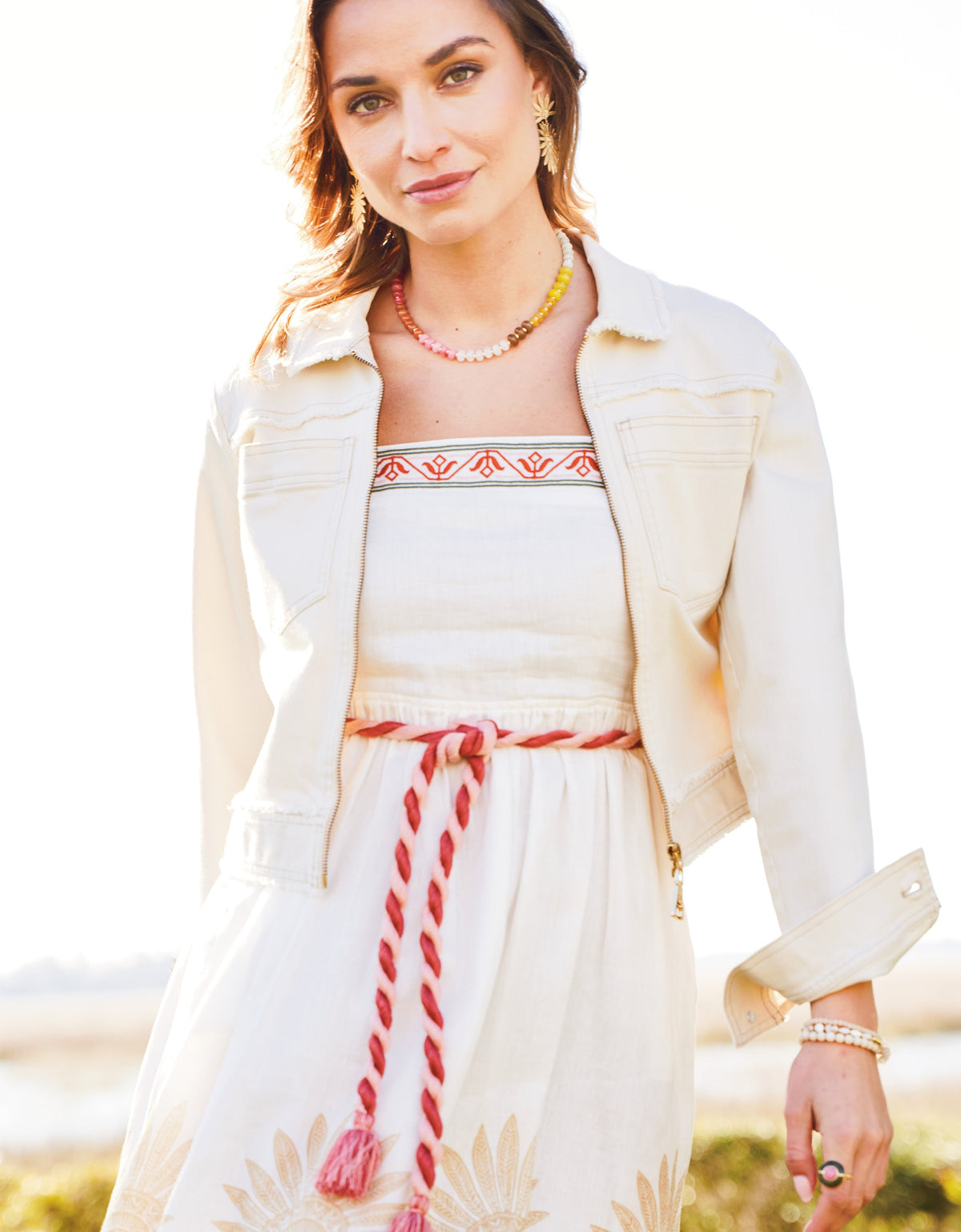  Blake Denim Jacket Sand