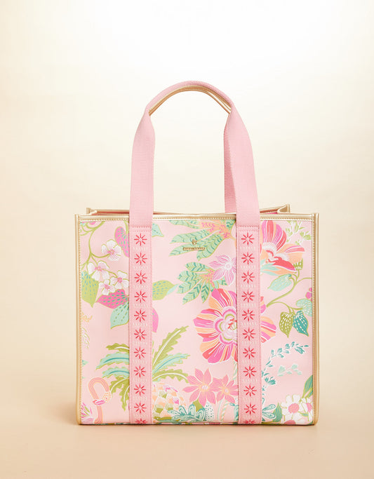  Large Tote Flamingo Pineapple