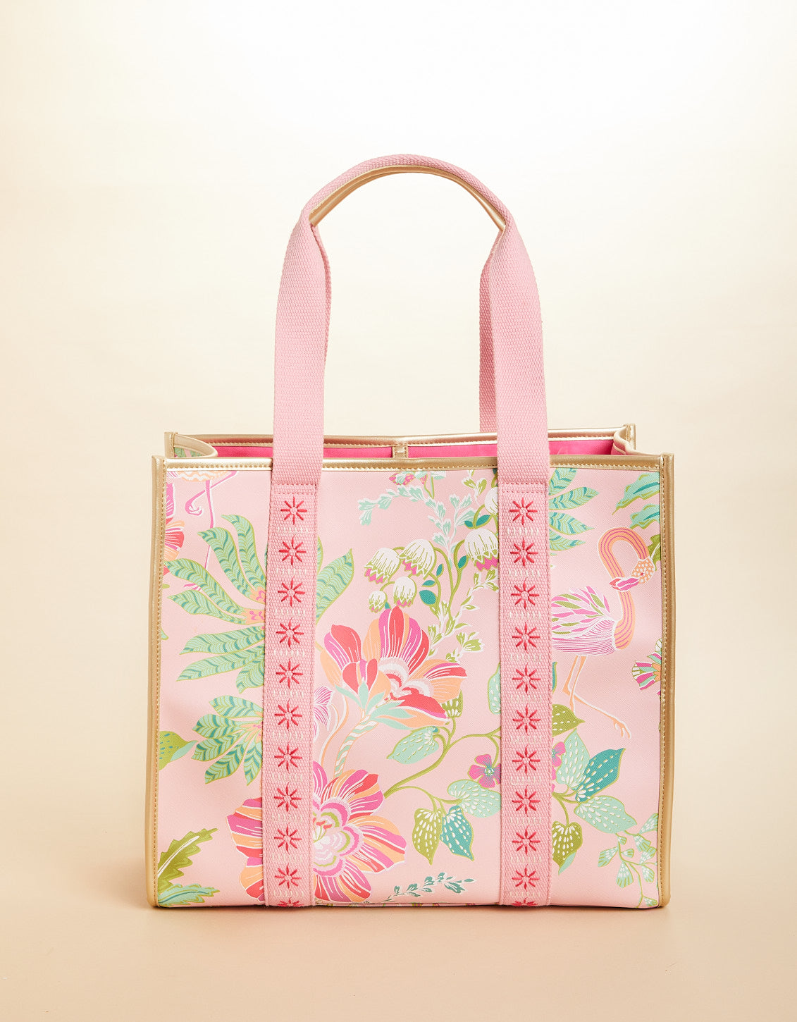  Large Tote Flamingo Pineapple