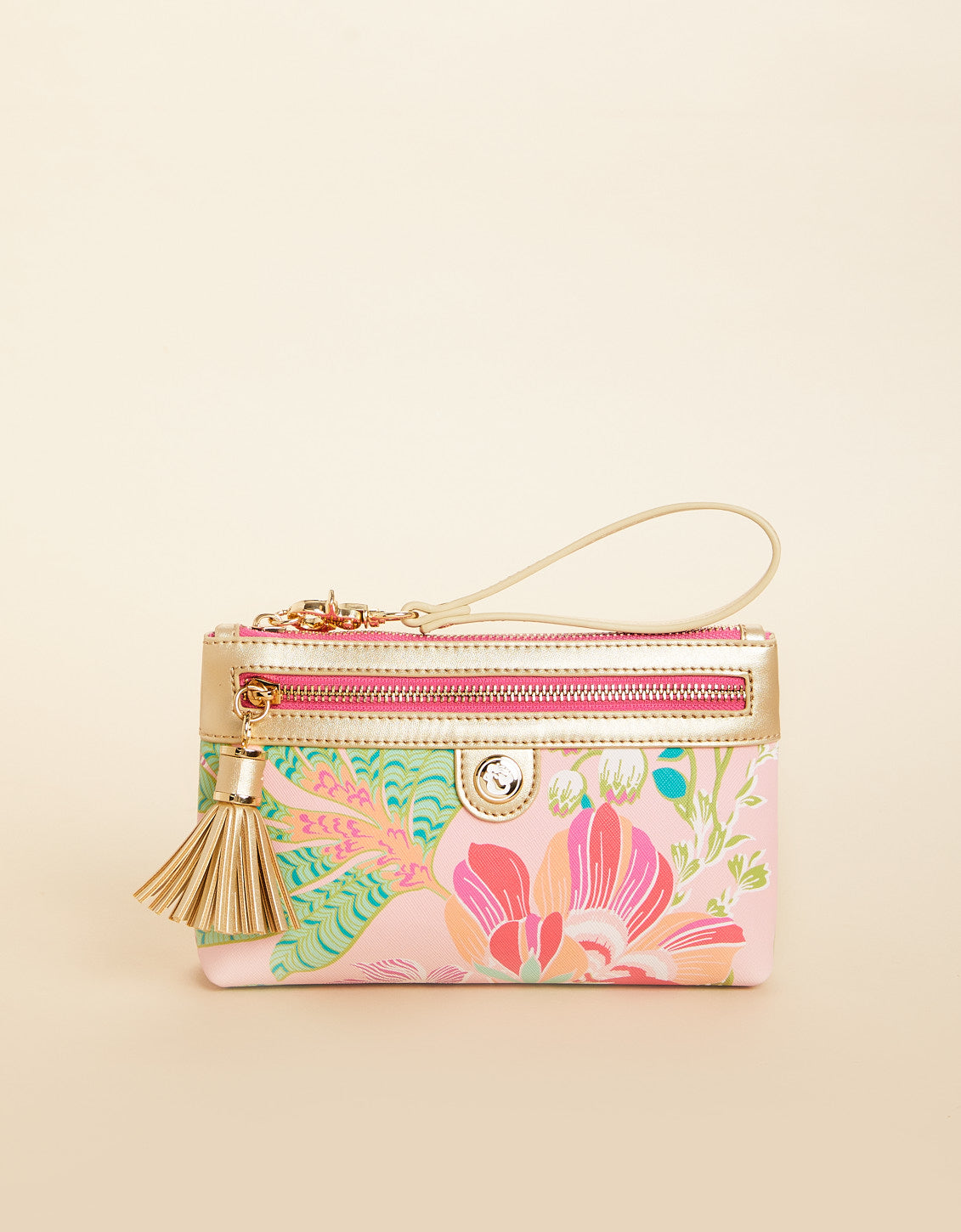  Tassel Wristlet Flamingo Pineapple