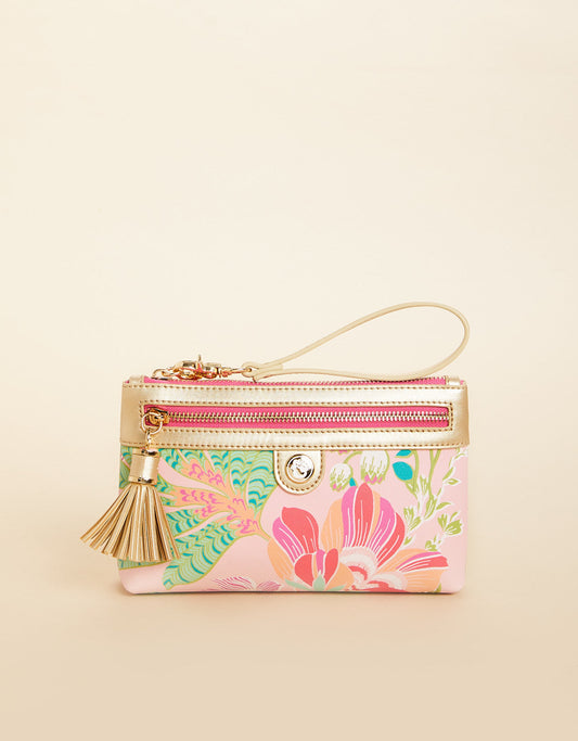  Tassel Wristlet Flamingo Pineapple