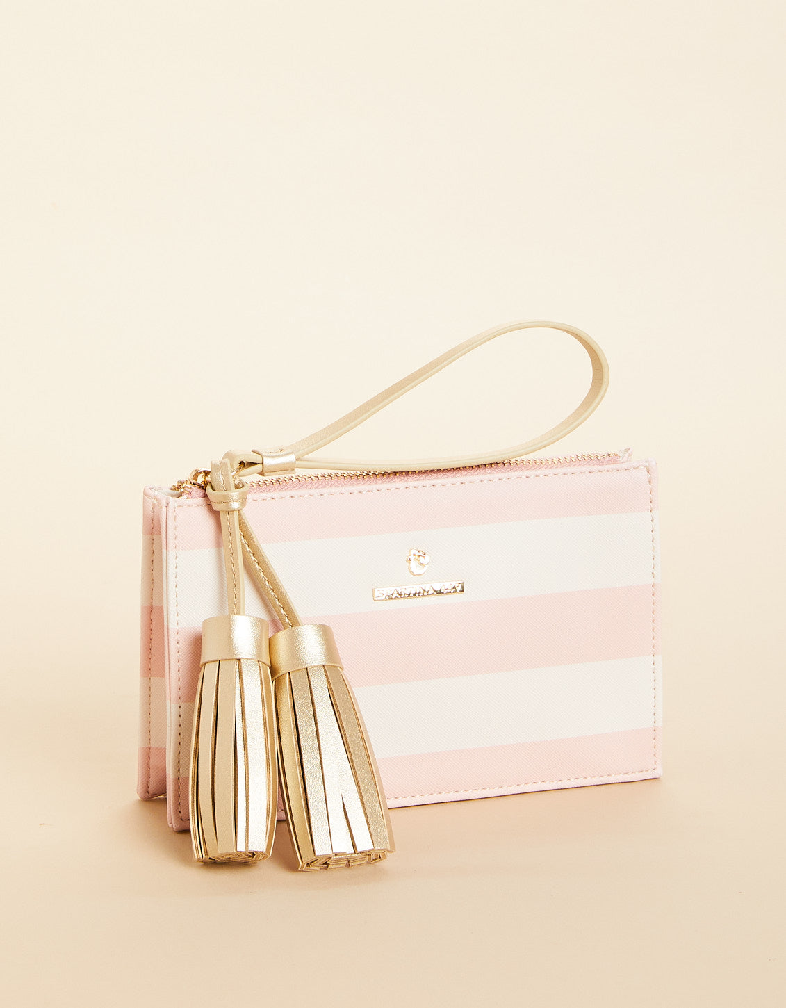  Emmy Wristlet Pink Stripe
