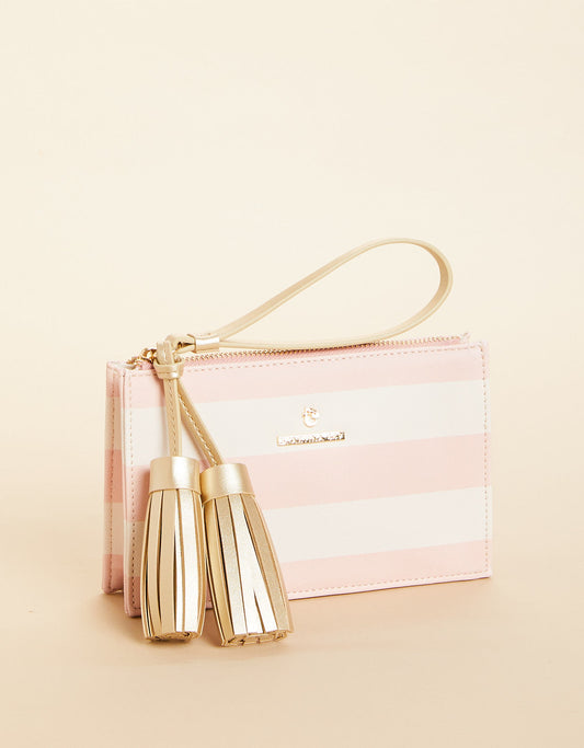  Emmy Wristlet Pink Stripe