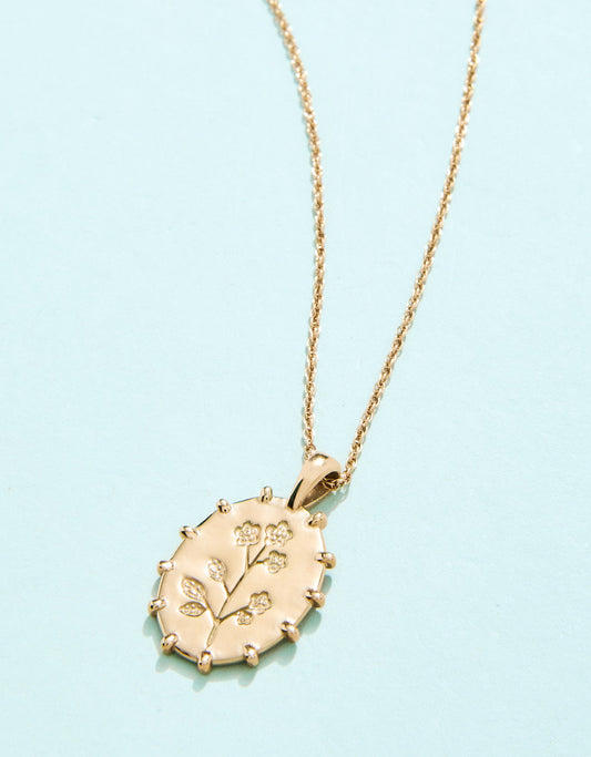  Forget Me Not Necklace 17"