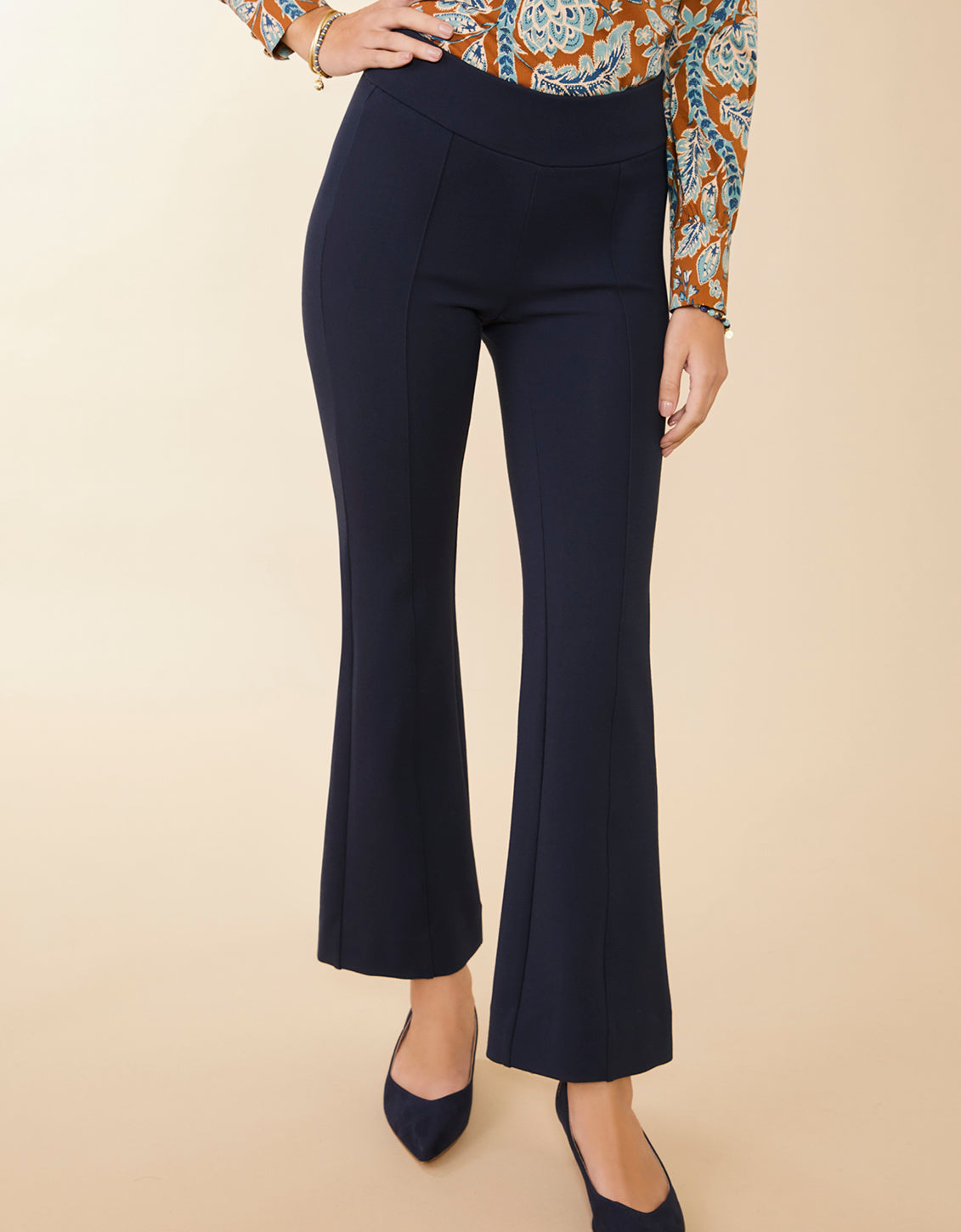  Brooke Ponte Trouser Slate Blue