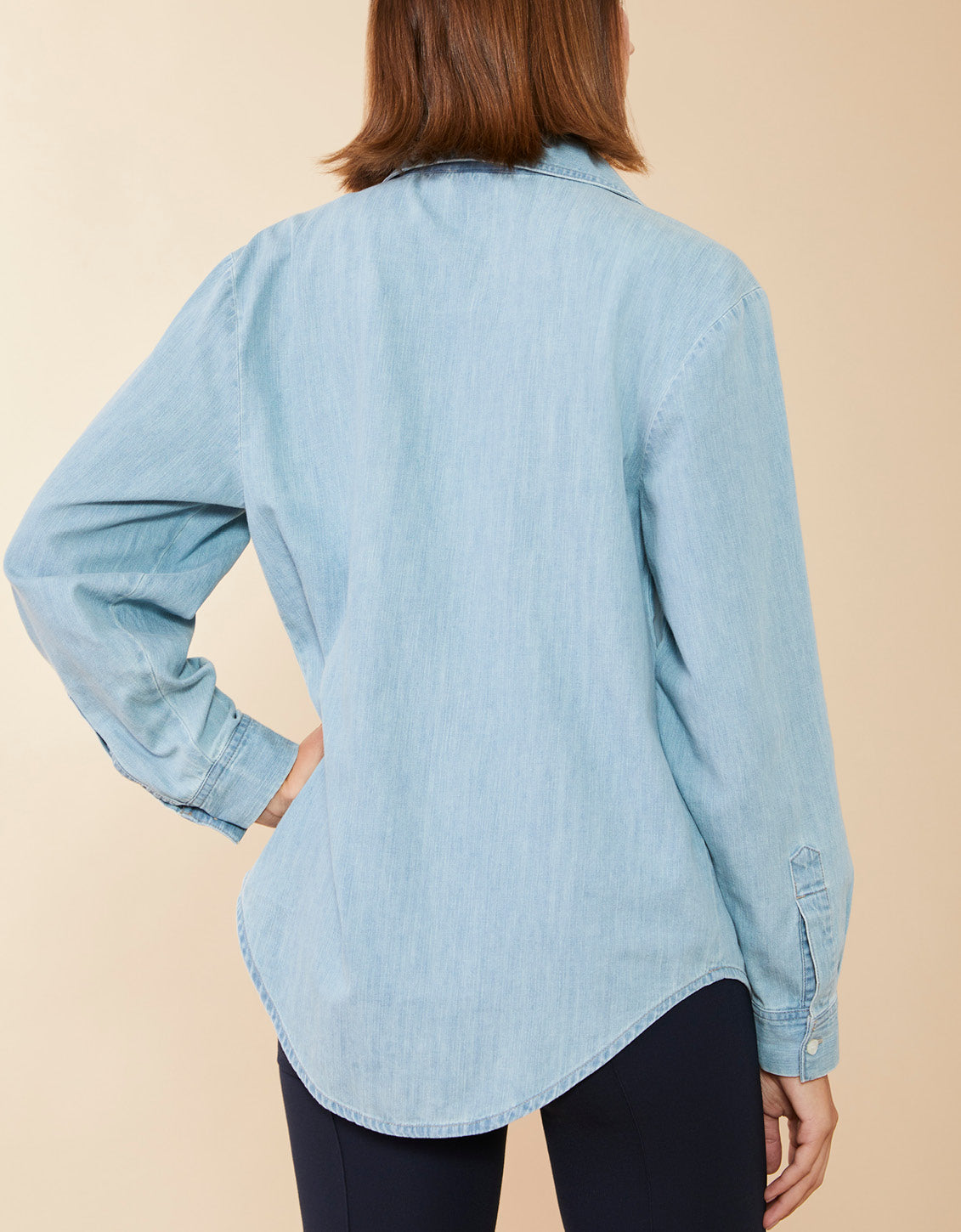  Aida Buttonfront Shirt Isle Of Palm Wash