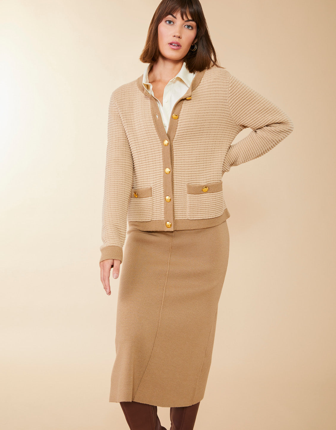  Lila Merino Skirt Morel