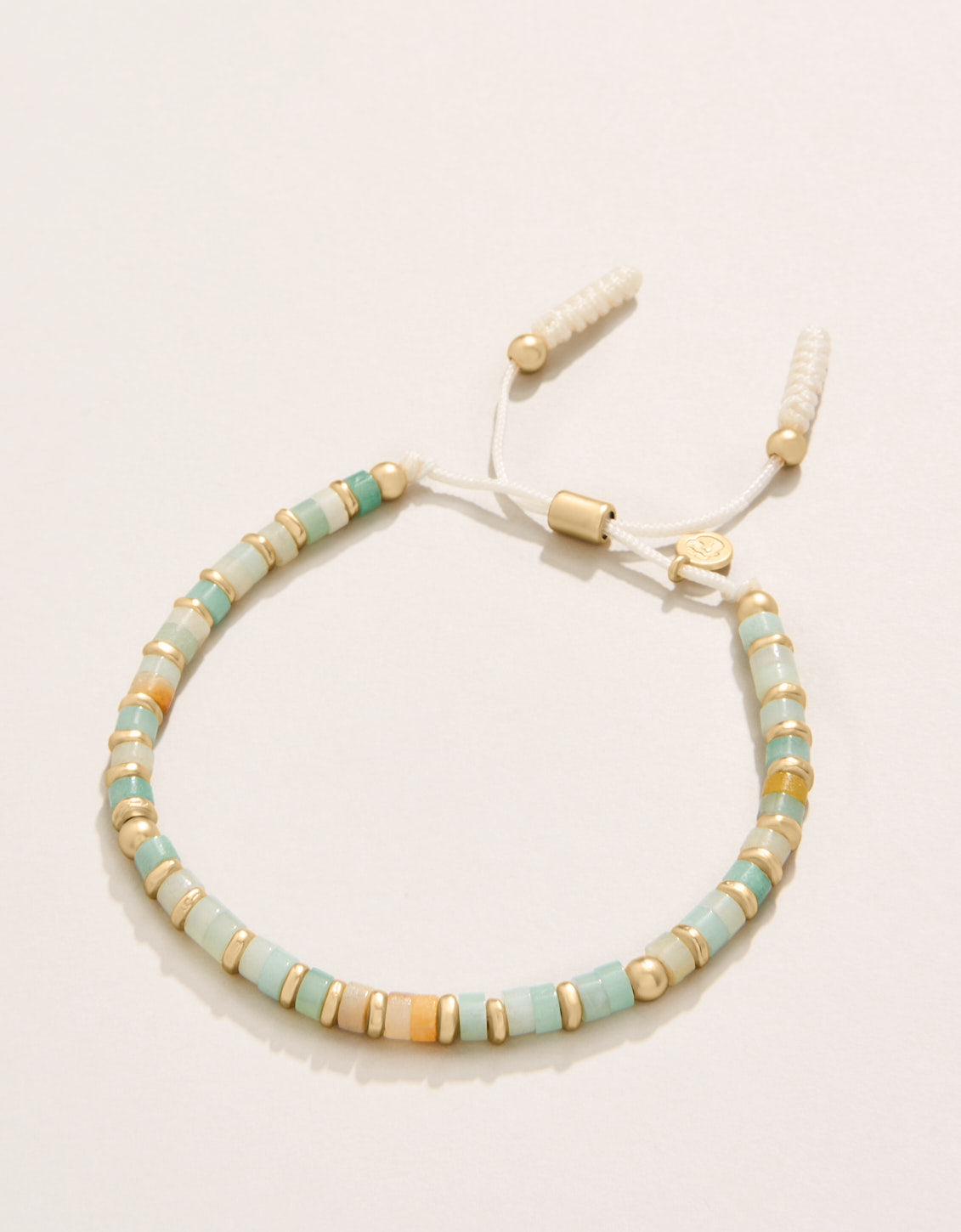  Stone Slide Bracelet 4mm Frosty Green