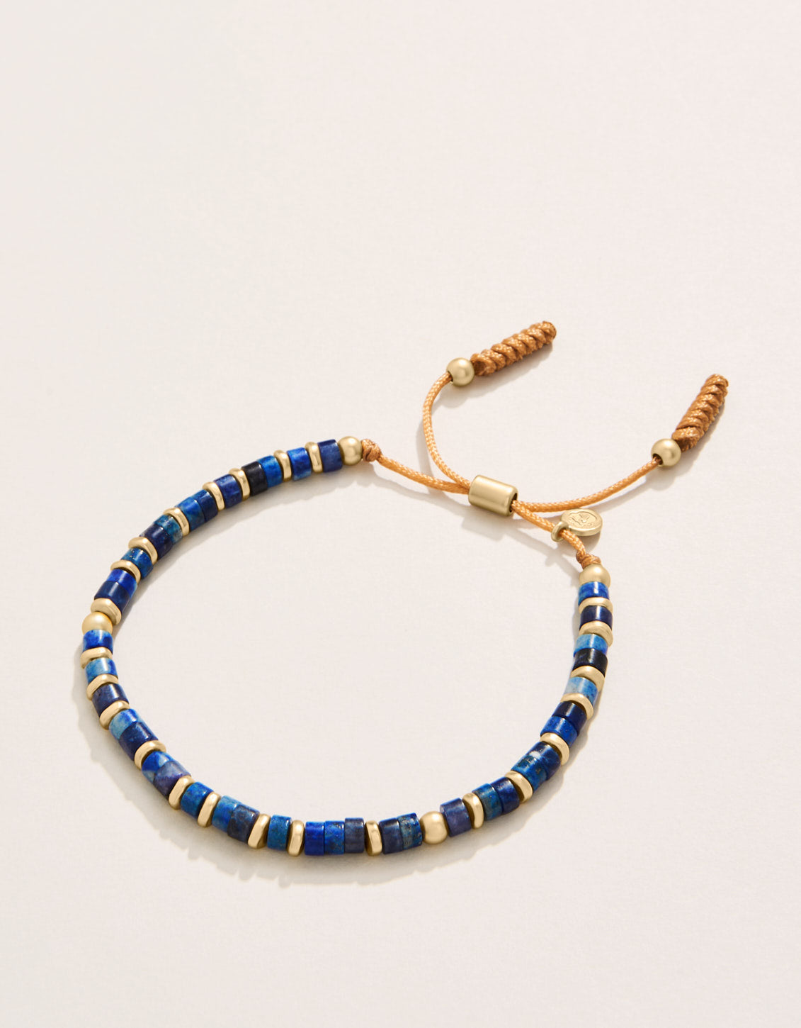  Stone Slide Bracelet 4mm Blue