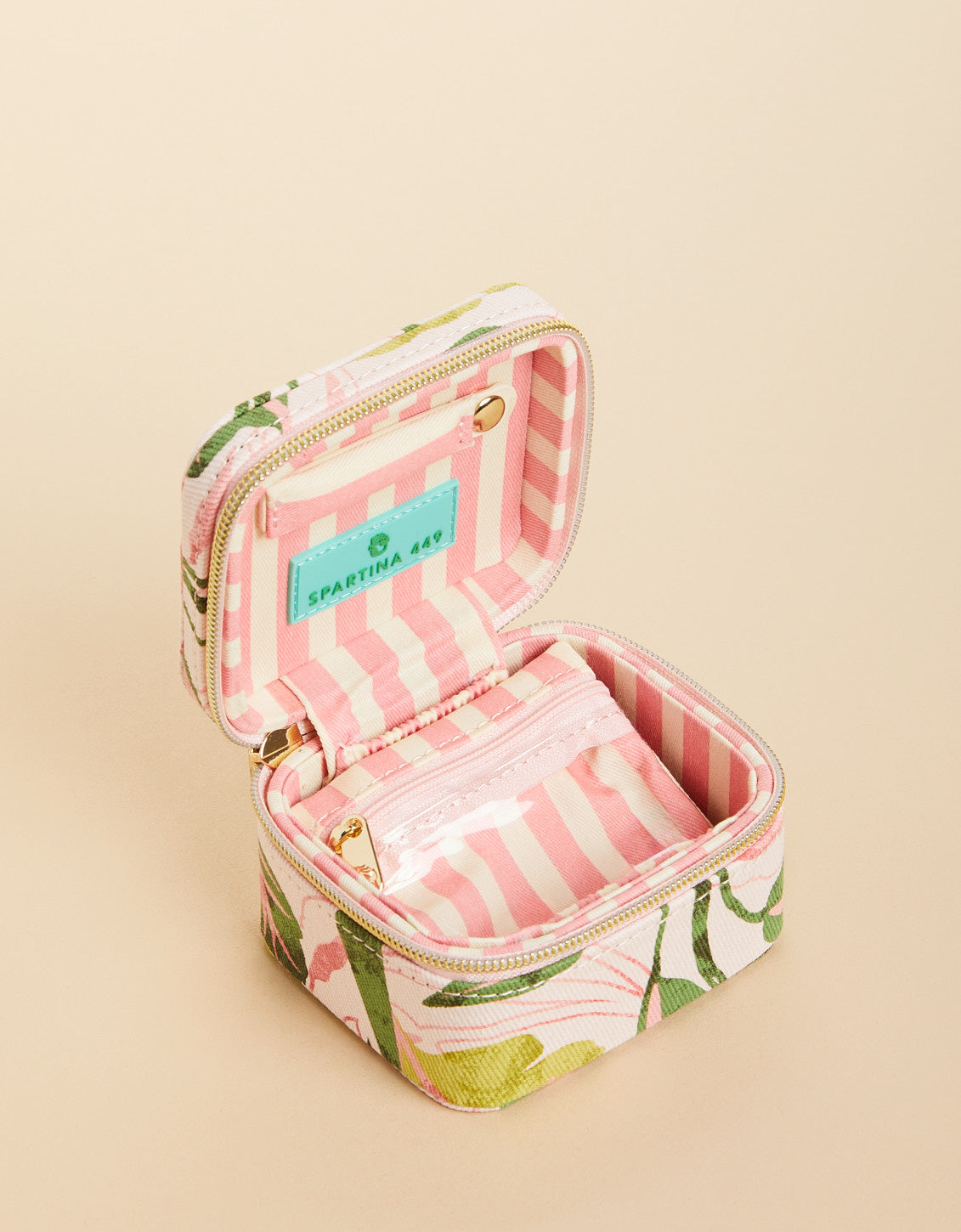  Stow & Go Jewelry Travel Case Palm Paradise